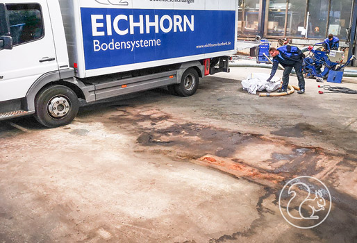 Komplettsanierung Lagerhalle / Nutzboden